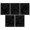 Тетрадь А5, 48 л., HATBER, скоба, клетка, матовая ламинация, 3D-лак, "Shadow" (микс в спайке), 093204, 48Т5лолВ1