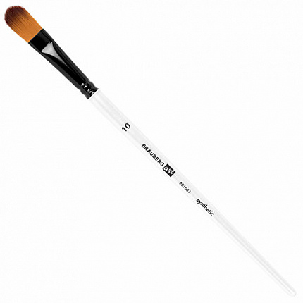 Кисти художественные набор 12 шт, синтетика, овальные № 1-12, BRAUBERG ART DEBUT, КОД