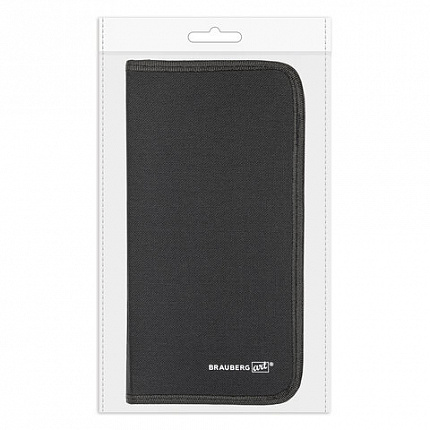 Кисти художественные набор 12 шт. в черном пенале, синтетика, BRAUBERG ART CLASSIC, № 0-20, 200967