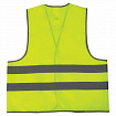 Жилет сигнальный, 2 светоотражающие полосы, ЛИМОННЫЙ, XXXL (60-62), ГРАНДМАСТЕР, 610889