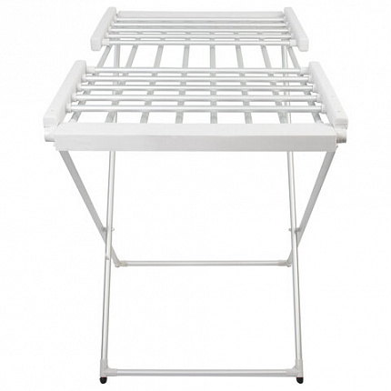 Сушилка для белья напольная, электрическая, раскладная, алюминиевая, три зоны сушки, нагрев 60 °С, LAIMA HOME, 700978