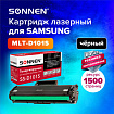 Картридж лазерный SONNEN (SS-D101S) для SAMSUNG ML2160-2168/SCX-3400/05-07, ВЫСШЕЕ КАЧЕСТВО, ресурс 1500 стр., 362435