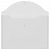 Папка-конверт с кнопкой МАЛОГО ФОРМАТА, А5, BRAUBERG "UNIVERSAL", прозрачная, 0,15 мм, 273065