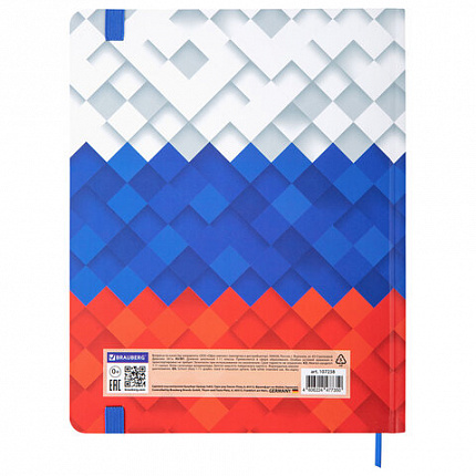 Дневник 1-11 класс 48 л., твердый, BRAUBERG, матовая ламинация, резинка, закладка-ляссе, с подсказом, "Герб", 107238