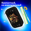 Пенал ЮНЛАНДИЯ, 2 отделения, ламинированный картон, конгрев, 19х11 см, "Огненный мотоцикл", 273496
