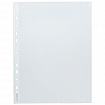 Папки-файлы перфорированные А4 BRAUBERG "PREMIUM", КОМПЛЕКТ 100 шт., матовые, 45 мкм, 221713