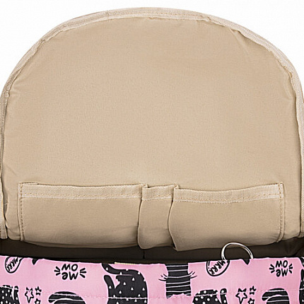 Рюкзак HEIKKI DREAM (ХЕЙКИ) универсальный с карманом для ноутбука, эргоном, Cats, 42х26х14 см, 272528