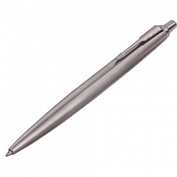 Ручка шариковая PARKER "Jotter XL Monochrome Stainless Steel CT", корпус серебристый, сталь, синяя,2122756