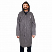 Дождевик плащ на кнопках, EVA, многоразовый прочный, чехол в комплекте, универсальный размер, серый, SHAMAANI (ШАМААНИ), 610936