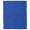 Тряпка для мытья пола, ПЛОТНАЯ микрофибра, 70х80 см, синяя, 220 г/м2, ЛЮБАША "ПЛЮС", 606309