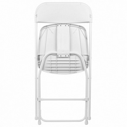 Стулья складные BRABIX "Golf CF-002", КОМПЛЕКТ 4 шт., белый каркас, пластик белый, 533031