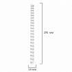 Пружины пластиковые для переплета, КОМПЛЕКТ 100 шт., 14 мм (для сшивания 81-100 л.), белые, BRAUBERG, 530918