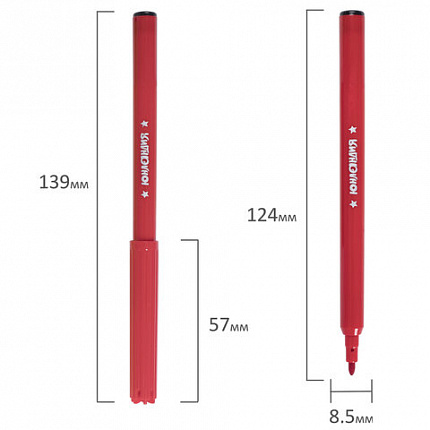 Фломастеры ЮНЛАНДИЯ 24 цвета, "ЭКЗОТИКА", вентилируемый колпачок, картон, 151423
