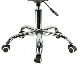 Кресло стул BRABIX "Eames MG-310 CH", хром, пластик белый, ткань серая, 532924