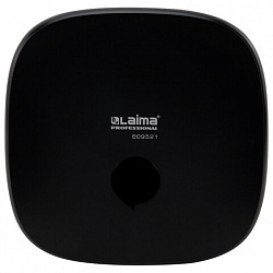 Диспенсер для туалетной бумаги LAIMA PROFESSIONAL PREMIUM BLACK (Система T2), малый, черный, ABS-пластик, 609521