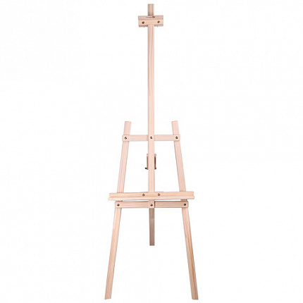 Мольберт напольный из сосны Лира, 170х55х70 см, высота холста до 107 см, BRAUBERG ART CLASSIC, 192260
