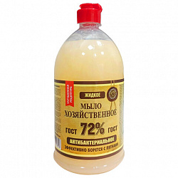 Мыло жидкое 1 л, ХОЗЯЙСТВЕННОЕ, антибактериальное, РЕНЕССАНС КОСМЕТИК, МИНПРОМТОРГ, 2461