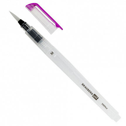 Кисти художественные с резервуаром для воды, синтетика, набор 3 шт., BRAUBERG ART DEBUT, 200964