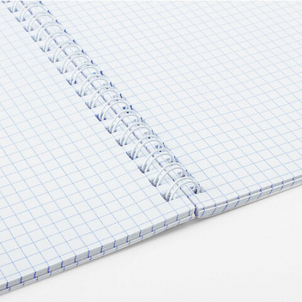 Тетрадь А5 80 л. BRAUBERG, гребень, клетка, обложка картон, "Color" (микс в спайке), 404413