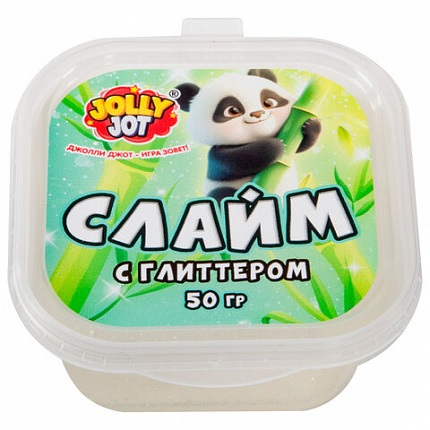 Слайм МИКС, 50 г, АССОРТИ, 8 видов, JOLLY JOT (ДЖОЛЛИ ДЖОТ), 667320