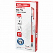 Ручка гелевая с грипом BRAUBERG "Number One", КРАСНАЯ, узел 0,5 мм, линия письма 0,35 мм, 141195