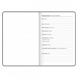 Ежедневник датированный 2026 с резинкой 145х203 мм, А5, BRAUBERG, твердый, "Нежность", 117347