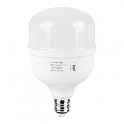 Лампа светодиодная SONNEN EXTRA, 30 (250) Вт, Е27, цилиндр, холодный белый, 30000 ч, LED Т100-30W-6500-Е27, 457916