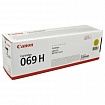 Картридж лазерный CANON (069HY) i-SENSYS LBP673Cdw/MF752Cdw/MF752Cdw и другие, желтый, ресурс 5500 стр., ОРИГИНАЛЬНЫЙ, 5095C002