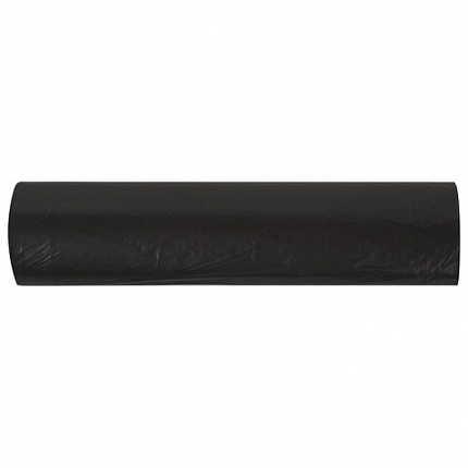 Мешок для мусора 240 л., черные в рулоне 10 шт., ПВД 20 мкм, 86х125 см, ЛЮБАША супер-эконом, 608919