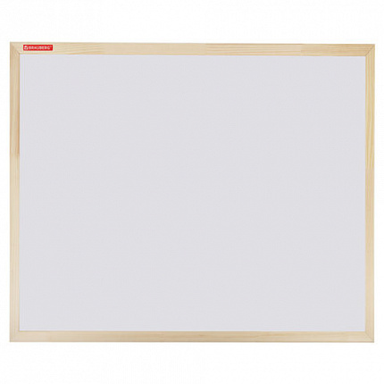 Доска магнитно-маркерная 50х70 см, деревянная рамка, BRAUBERG "Wood", 238795