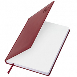 Ежедневник датированный 2026 БОЛЬШОЙ ФОРМАТ 210х297 мм, А4, BRAUBERG "Favorite", под кожу, бордо, 117240