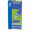 Ручка шариковая масляная с грипом PILOT "BPS-GP", ЧЕРНАЯ, корпус прозрачный, узел 0,7 мм, линия письма 0,22 мм, BPS-GP-F, BРS-GP-F