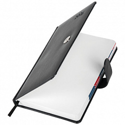 Ежедневник датированный 2026 А5 148х218 мм, GALANT "Ritter", под кожу, черный, 117491