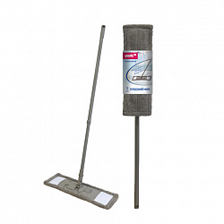 Швабра КОМПЛЕКТ черенок 75-127см +флаундер+МОП микрофибра, Классик Limited Edition, Y, 82260