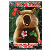 Книжка-раскраска "ПОПУЛЯРНЫЕ СЮЖЕТЫ" АССОРТИ, 145х210 мм, 16 страниц, УМКА