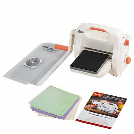 Машинка для вырубки и тиснения с набором инструментов "ОС-5", формат А5, ОСТРОВ СОКРОВИЩ, 663791, 860-101-219