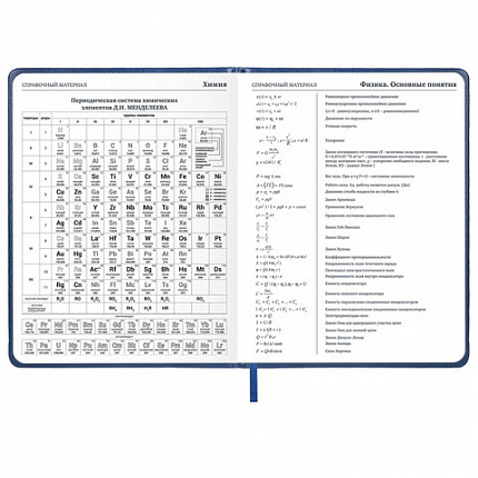 Дневник 1-11 класс 48 л., кожзам (твердая с поролоном), нашивка, BRAUBERG IGUANA, синий, 107226
