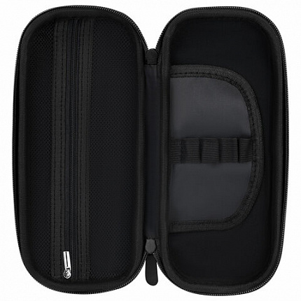 Пенал ЮНЛАНДИЯ, 1 отделение, 1 откидная планка, карман, EVA покрытие soft-touch, 22х10х5 см, "Soccer Club", 273186