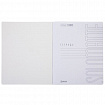 Тетрадь А5, 48 л., HATBER, скоба, клетка, soft-touch ламинация, "СОЛО_Черничный", 096324, 48Т5лВ1