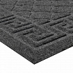 Коврик придверный 60х90 см, СЕРЫЙ, грязезащитный, 430 г/м2, фактурный рисунок ЧЕШУЙКИ, ЛЮБАША, 701061