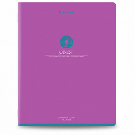 Тетради предметные, КОМПЛЕКТ 13 ПРЕДМЕТОВ, 48 л., матовая ламинация, BRAUBERG "MONOCOLOR", 405175