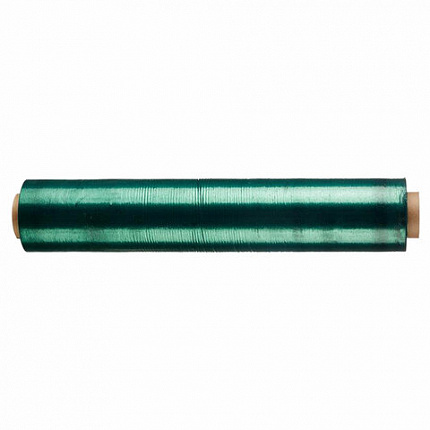 Стрейч-пленка для ручной упаковки, вторичное сырье, ЗЕЛЕНАЯ 50 см х 217 м, 20 мкм, 2 кг – нетто