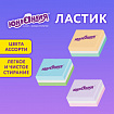 Ластик ЮНЛАНДИЯ "Square", 30х24х13 мм, прямоугольный, пастельные цвета ассорти, 272673