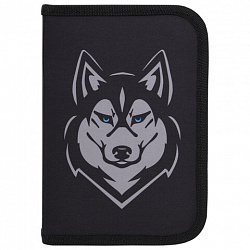 Пенал BRAUBERG, 1 отделение, полиэстер, 21х14 см, "Husky", 271532