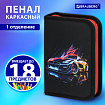 Пенал BRAUBERG, 1 отделение, полиэстер, 21х14 см, "Яркий дрифт", 272329