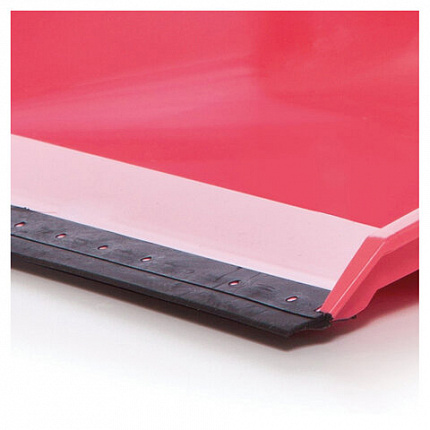 Совок для мусора, высокая рукоятка 20 см, резиновая кромка, пластик, цвет ассорти, 416, 434160065