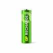 Батарейки аккумуляторные GP ReCharge Ni-Mh пальчиковые КОМПЛЕКТ 2 шт., АА (HR6) 1000 mAh, 100AAHCV, 100AAHCV-2CRSB