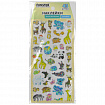 Наклейки гелевые "Зверушки", 17,5х9 см, ассорти 4 вида, FUNSTER (ФАНСТЕР), 666095