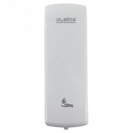 Дозатор для жидкого мыла LAIMA PROFESSIONAL ORIGINAL, НАЛИВНОЙ, 0,8 л, белый, ABS-пластик, 605774