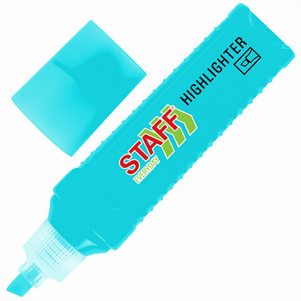 Набор текстовыделителей 12 ЦВЕТОВ, STAFF EVERYDAY HL-707, 6 неоновых цветов + 6 пастельных цветов, линия 1-5 мм, скошен. наконечник, 152552